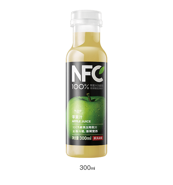 100%NFC果汁（冷藏型）蘋果汁300ML