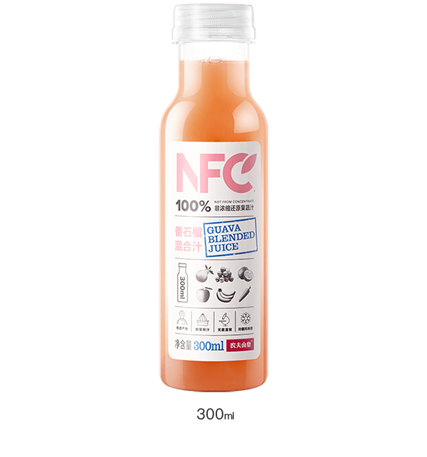 100%NFC果汁 番石榴混合汁 300ML