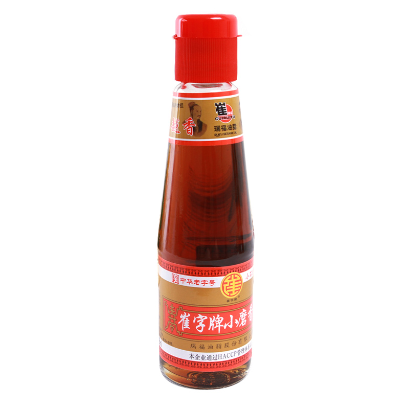 崔字牌小磨純芝麻香油218ml